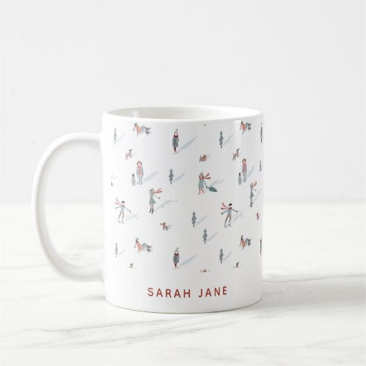 Winterferien Kaffeetasse (Links)