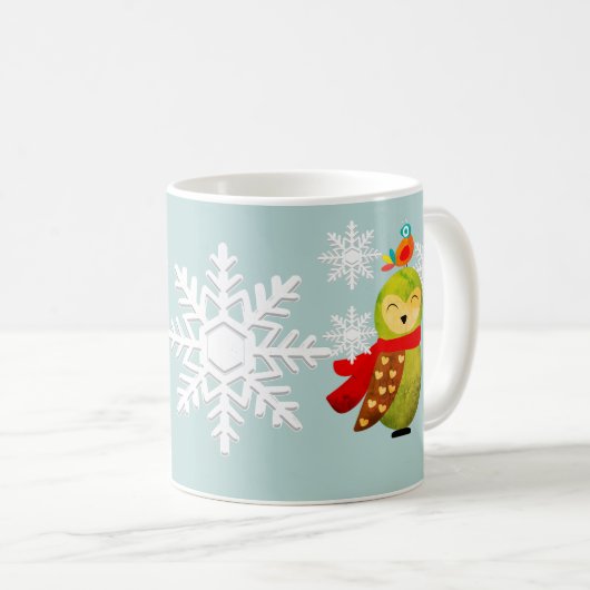 Winterferien Kaffeetasse (VorderseiteRechts)