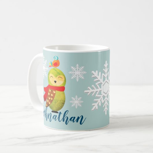 Winterferien Kaffeetasse (Vorderseite Links)
