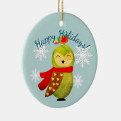 Winterferien Keramik Ornament (Rechts)