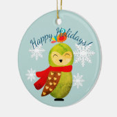 Winterferien Keramik Ornament (Links)