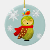 Winterferien Keramik Ornament (Hinten)