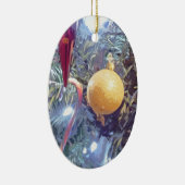 Winterferien Keramik Ornament (Rechts)