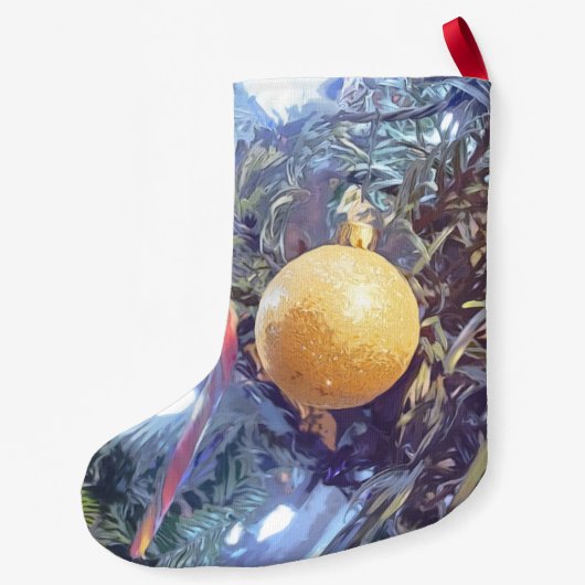 Winterferien Kleiner Weihnachtsstrumpf (Rückseite)