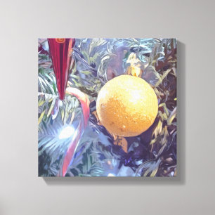 Winterferien Leinwanddruck