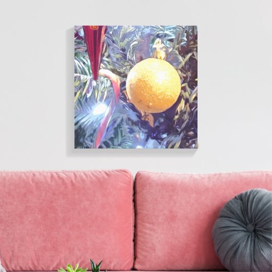 Winterferien Leinwanddruck (Insitu (Wohnzimmer))