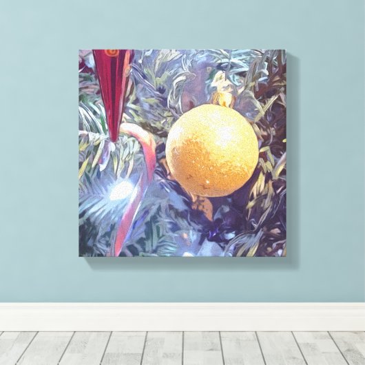 Winterferien Leinwanddruck (Insitu (Holzboden))