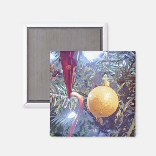 Winterferien Magnet (Vorderseite/Rückseite)