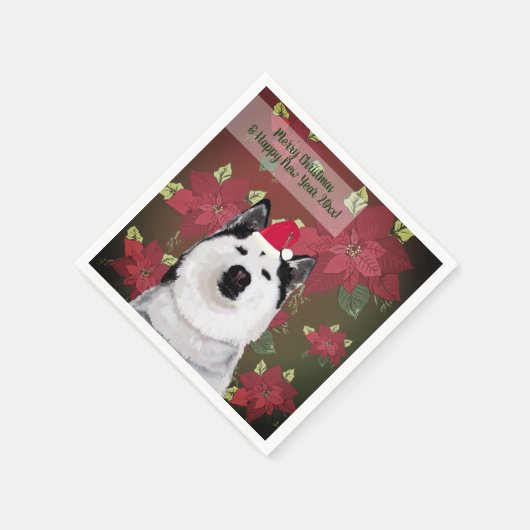 Winterferien Napkins Serviette (Ecke)