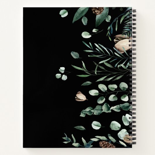 Winterferien Notizblock (Rückseite)