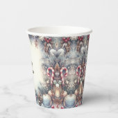 Winterferien-Papierkästen Pappbecher (Rückseite)