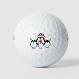 Winterferien-Pinguine Golfball