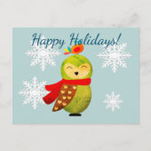 Winterferien Postkarte (Vorderseite)