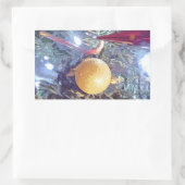 Winterferien Rechteckiger Aufkleber (Tasche)