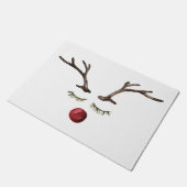 Winterferien Rudolph Fußmatte (Schrägansicht)