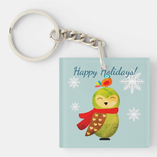 Winterferien Schlüsselanhänger (Vorderseite)