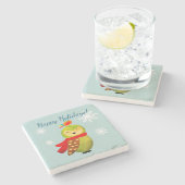 Winterferien Steinuntersetzer (Seitenansicht)