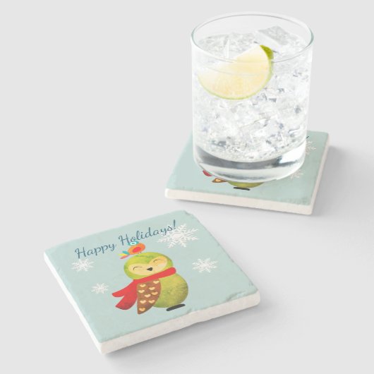 Winterferien Steinuntersetzer (Seitenansicht)