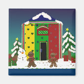 Winterferienhaus Magnet (Vorne)