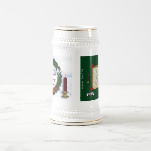 Winterfest Back Covers Bierglas (Mittel)