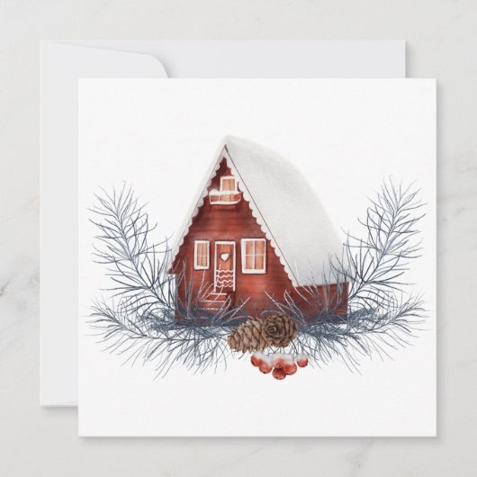 Winterfest Karte (Vorderseite)