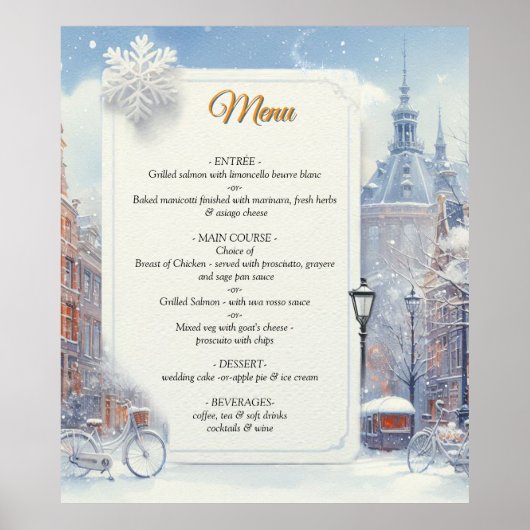 Winterfeste in Amsterdam Poster (Vorne)