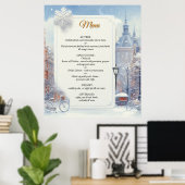 Winterfeste in Amsterdam Poster (Heimbüro)