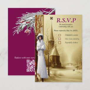 Winterfeste in Amsterdam RSVP Karte