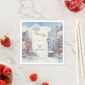 Winterfeste in Amsterdam Serviette (Beispiel)