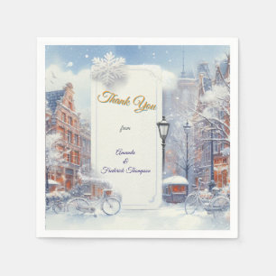 Winterfeste in Amsterdam Serviette