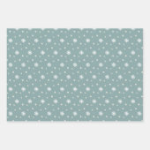 Winterfestliche Pullover-Schneeflocken Weihnachten Geschenkpapier Set (Vorderseite 2)