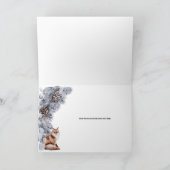 Winterfestliche Weihnachtsfeiern Karte (Innenseite)