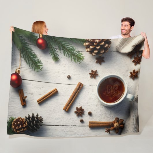 Winterflachsatz, Dampfbecher Fleecedecke (Beispiel)