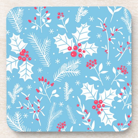 Winterflora 2 getränkeuntersetzer (Vorderseite)