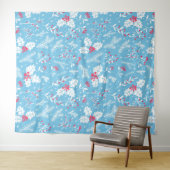 Winterflora 2 wandteppich (Beispiel (Horizontal))