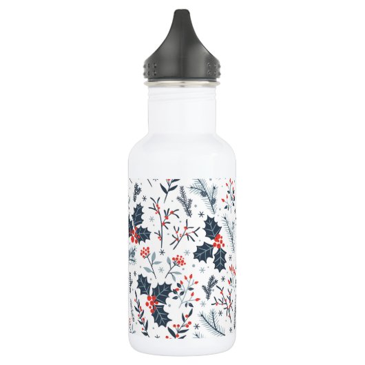 Winterflora Edelstahlflasche (Links)