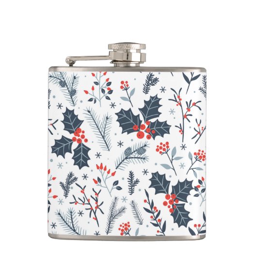 Winterflora Flachmann (Vorderseite)