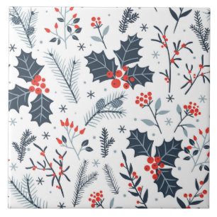 Winterflora Fliese