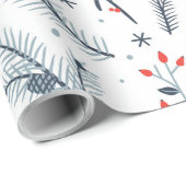 Winterflora Geschenkpapier (Rolleneckpunkt)