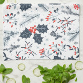 Winterflora Geschirrtuch (Gefaltet)
