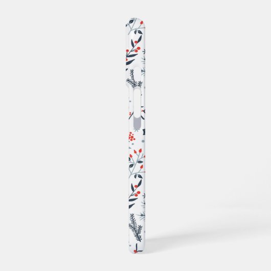 Winterflora iPhone 16 Hülle (Linke Seite)