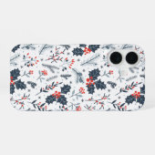 Winterflora iPhone 16 Hülle (Rückseite (Horizontal))