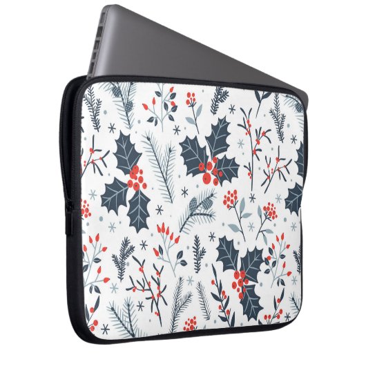 Winterflora Laptopschutzhülle (Vorne Rechts)