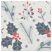 Winterflora Stoff (Nahaufnahme)