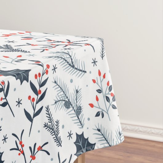 Winterflora Tischdecke (Beispiel)