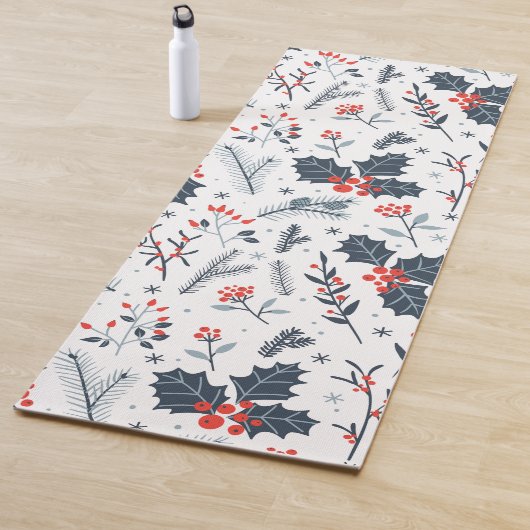 Winterflora Yogamatte (Beispiel)