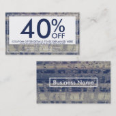 Winterflugschein Rabattkarte (Vorne/Hinten)