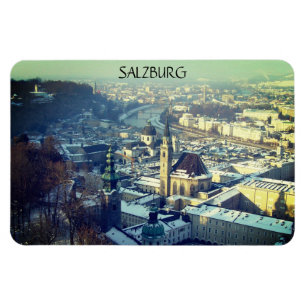 Winterfluss salzburg magnet