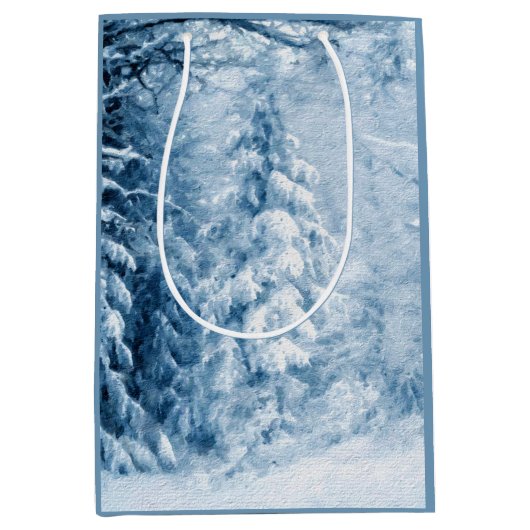 Winterflüster Mittlere Geschenktüte (Vorderseite)