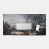 Winterflüstern Schreibtischunterlage (Tastatur & Maus)